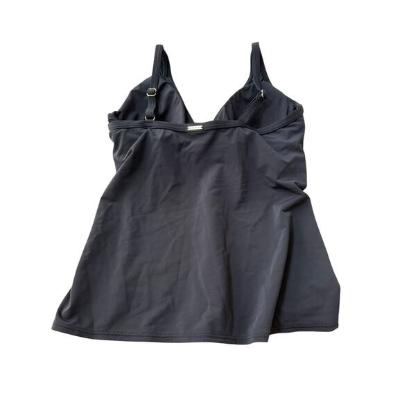 NWT Sunsets Women's Black Forever Tankini Top Size 34DD - Picture 5 of 10